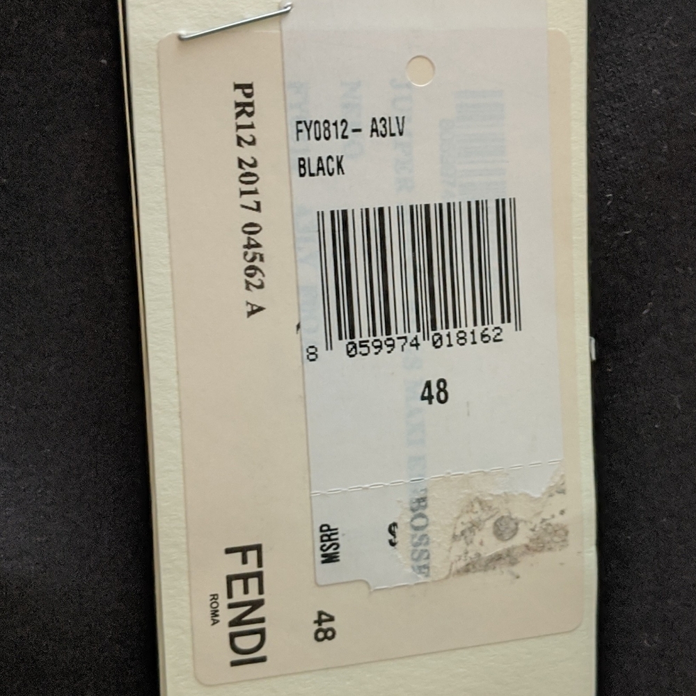 Mens Fendi "Super Bugs" Embroidered Sweatshirt - Picture 4 of 5